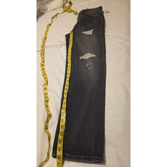 Buffalo David Bitton Grey High Rise Jeans NWT 28x30 Cowgirl Rickabilly MSRP $99 - Picture 7 of 12